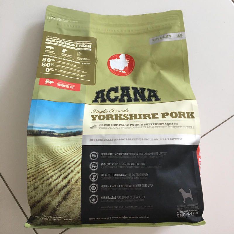 acana yorkshire pork dog food