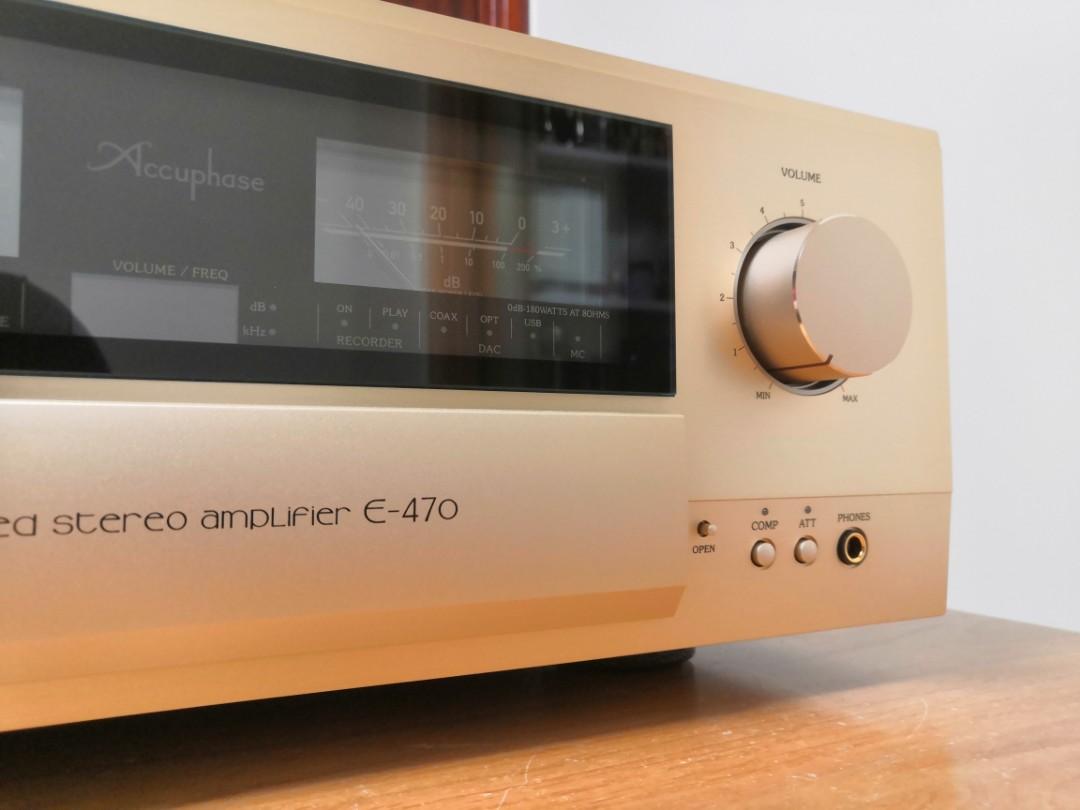 Accuphase E-470 integrated stereo amplifier, 音響器材, 可攜式音響 