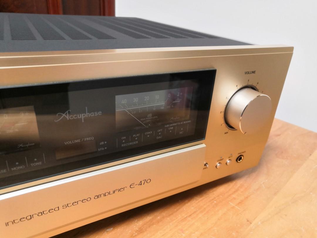 Accuphase E-470 integrated stereo amplifier, 音響器材, 可攜式音響 