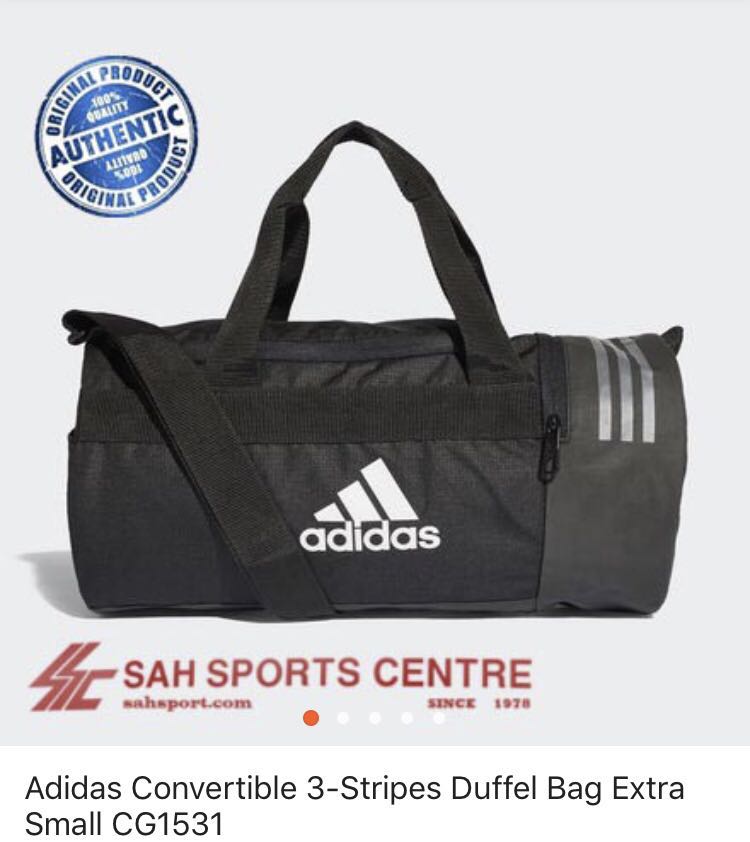 Adidas duffle bag XS Men s Fashion Bags Belt bags Clutches and Pouches on Carousell
