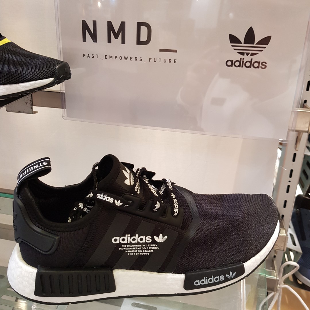 [All Size] Adidas NMD R1 Japan Exclusive Black / White, Men's Fashion ...