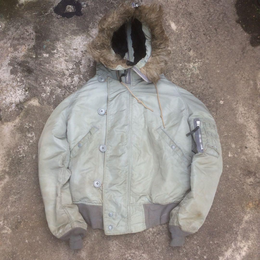 alpha industries n-2b silver color｜ファッション