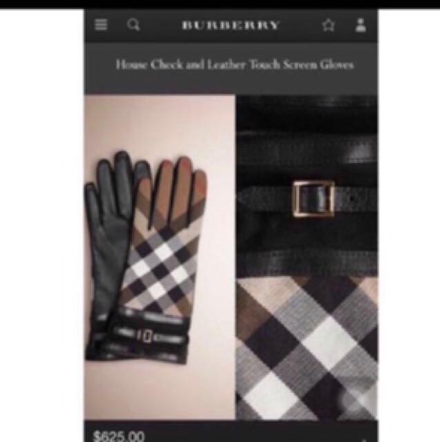 Authentic new burberry female gloves Women s Fashion Watches