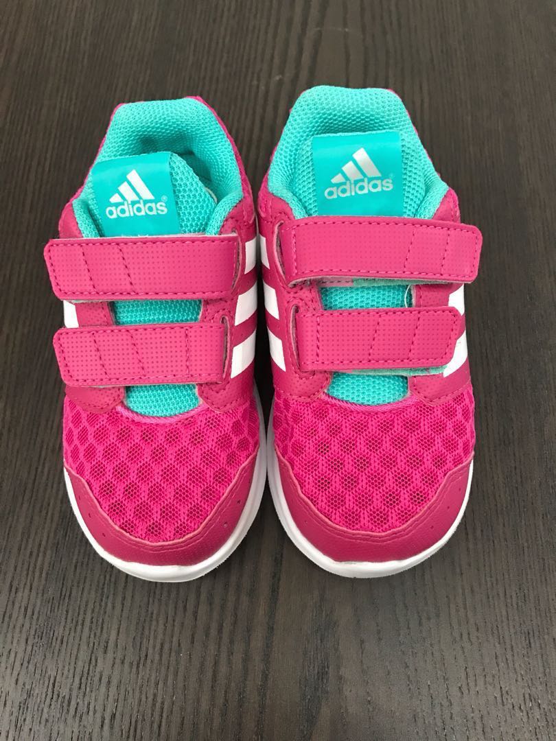 adidas pink kids shoes