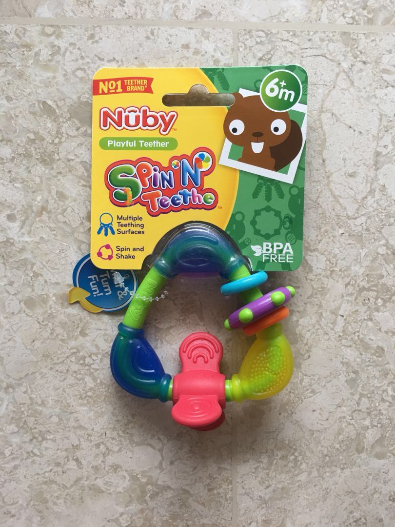 nuby triangle teether