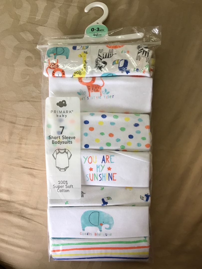 Primark baby bodysuits clearance