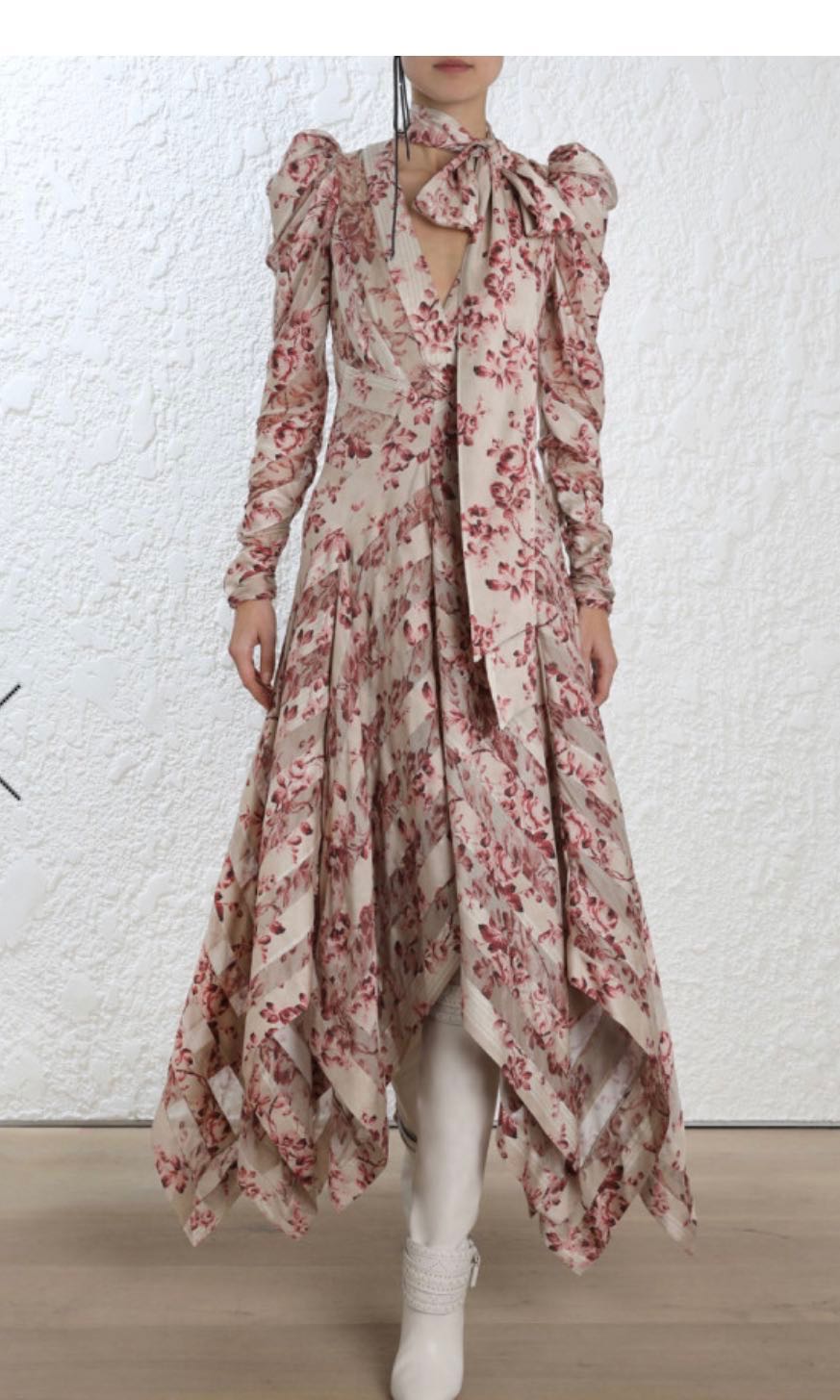 Unbridled chevron silk clearance dress