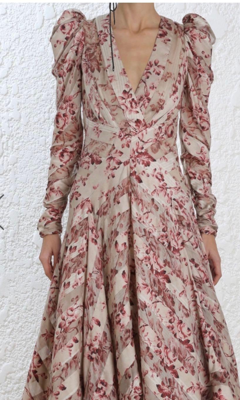 Unbridled chevron silk dress discount