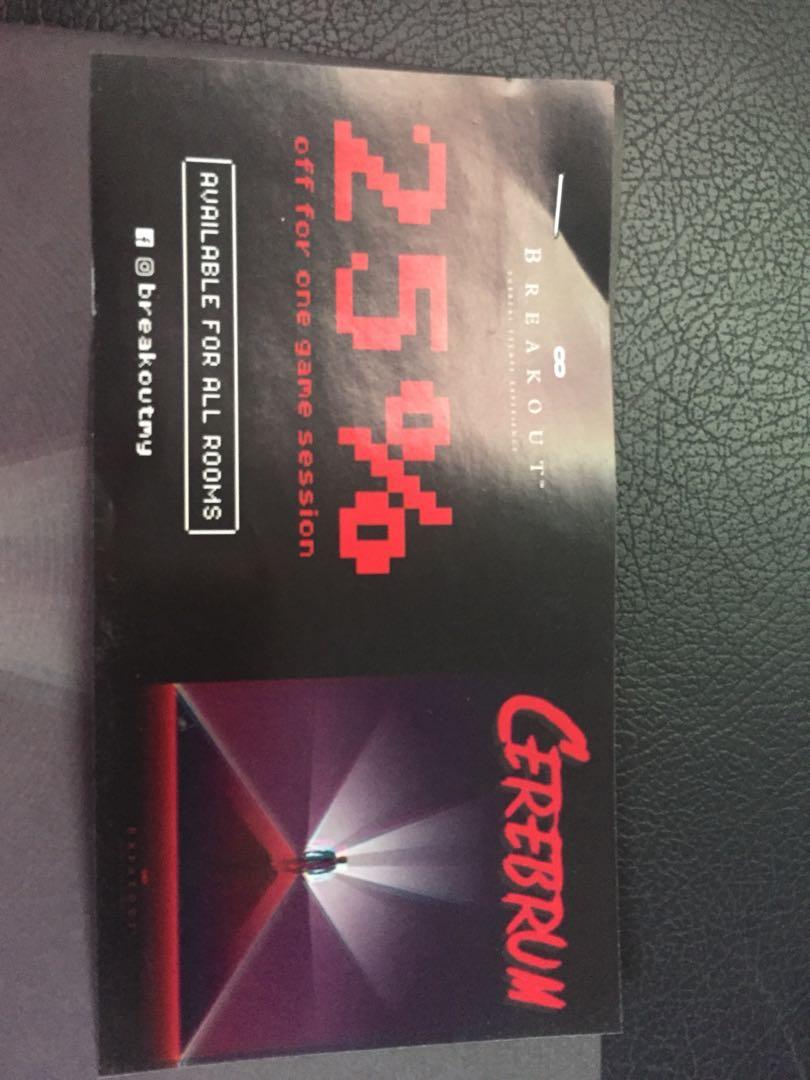 Breakout Escape Room Discount Voucher, Tickets & Vouchers ...