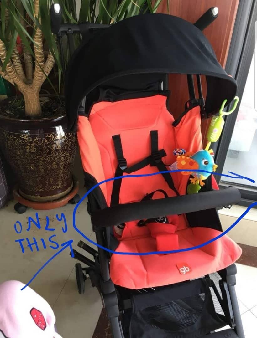 what is a bumper bar on a stroller