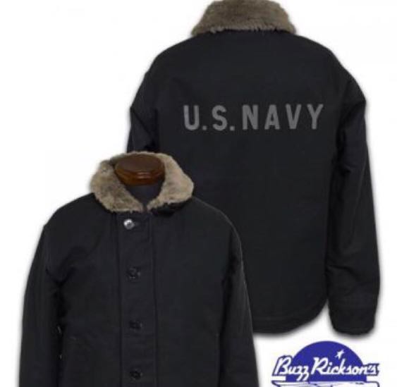 BUZZ RICKSON'S N-1 NAVY BR12030, 他的時尚, 外套及戶外衣服在旋轉拍賣