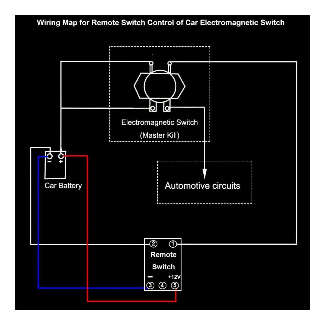 Car Wireless Remote Control Battery Switch Disconnect