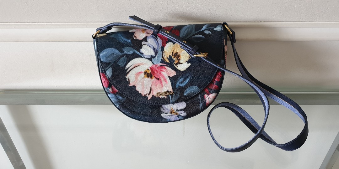 cath kidston navy floral bag