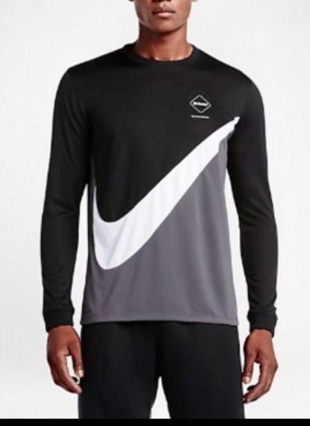 FCRB Nike F.C.R.B. AS Dri-Fit Longsleeve Game Jersey, 男裝, 外套及