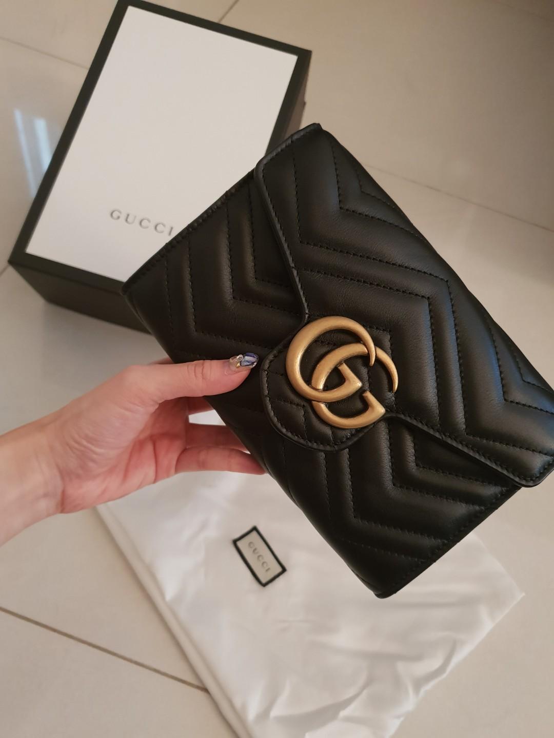 Gucci Wallet On Chain Luxury Bags Wallets Sling Bags On Carousell