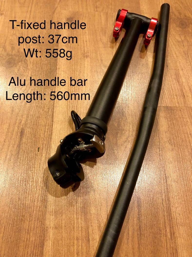 Folding online bike handlepost