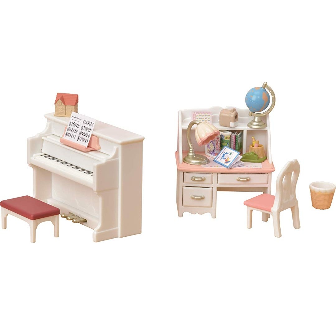 sylvanian families piano set