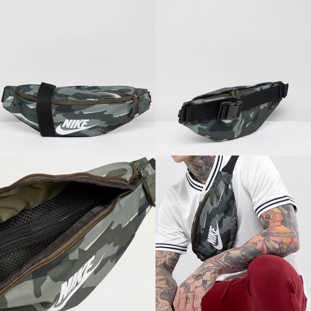 camo nike bum bag