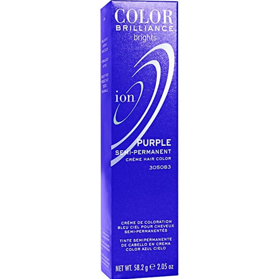 Ion Purple Semi Permanent Hair Color Purple Health Beauty Hair