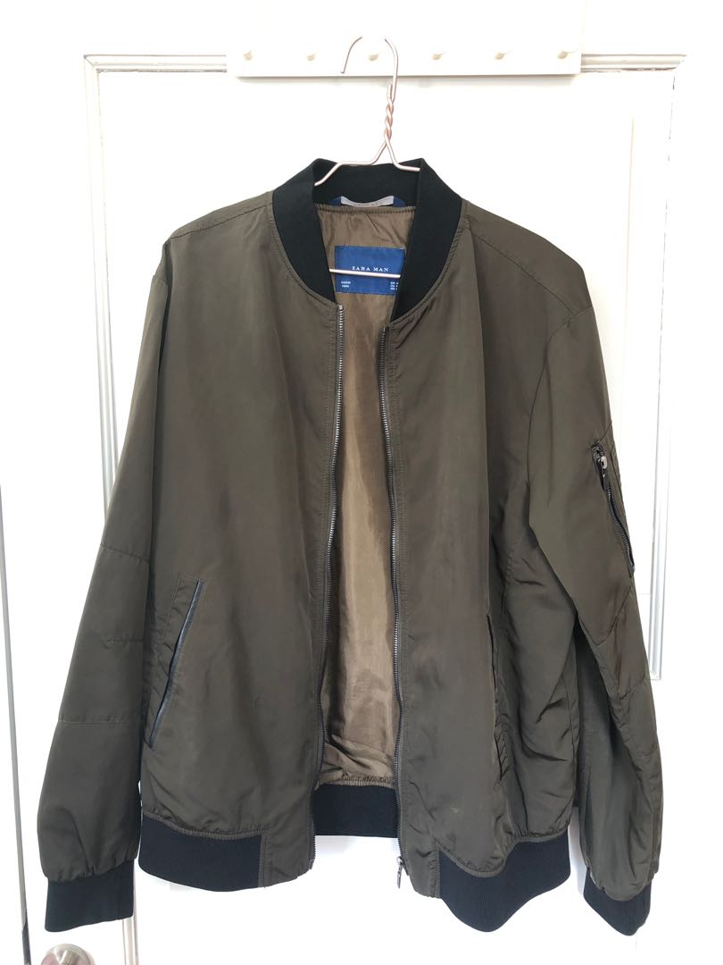 Jaket Bomber Jokowi Zara Size XL Fesyen Wanita Pakaian Wanita