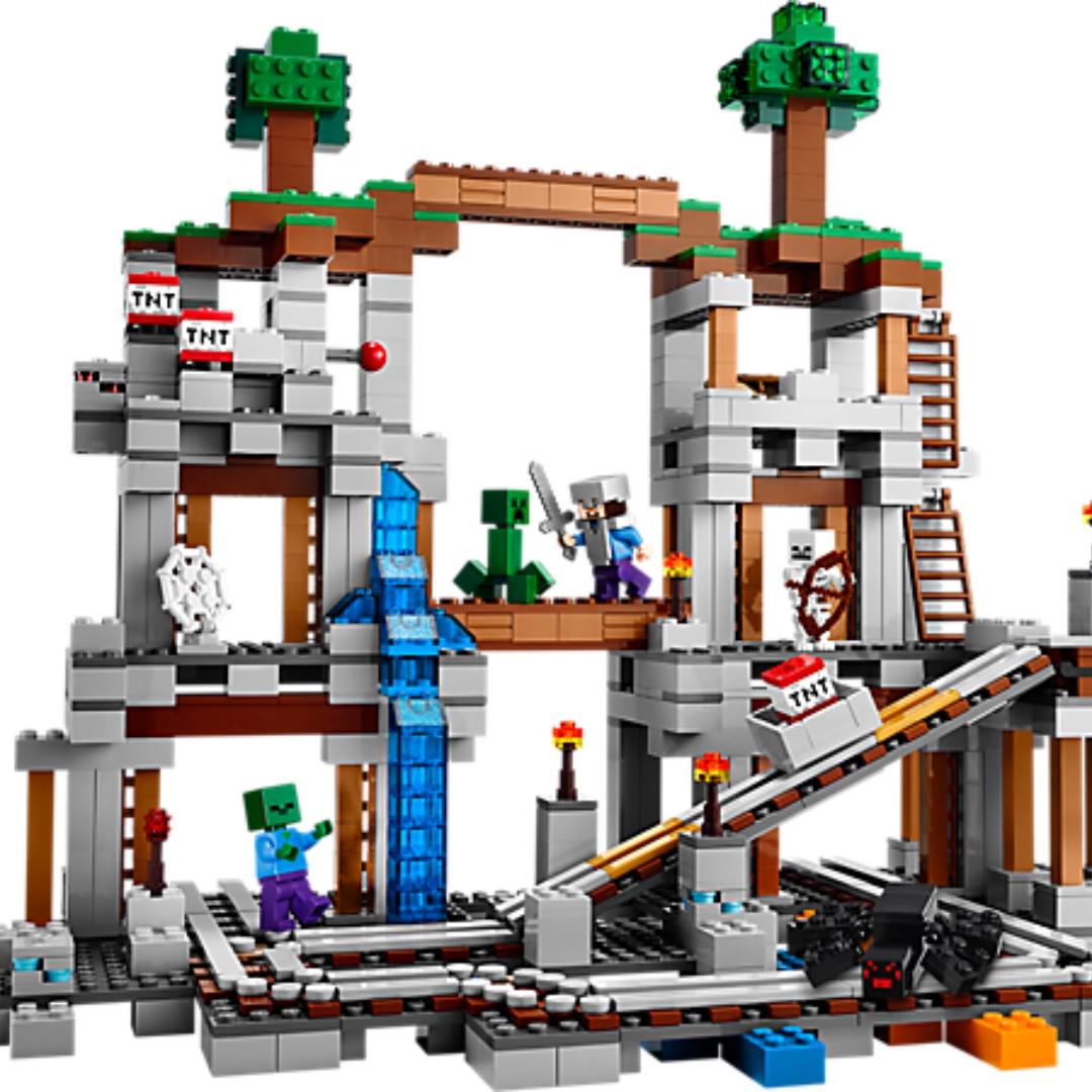 lego minecraft railway