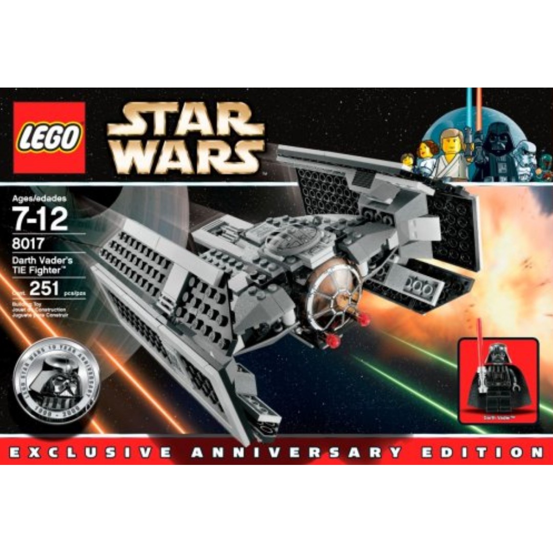 Lego Star Wars Darth Vader S Tie Fighter 8017 Toys Games Bricks Figurines On Carousell