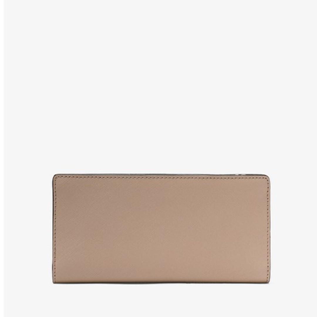 michael kors large saffiano leather slim wallet