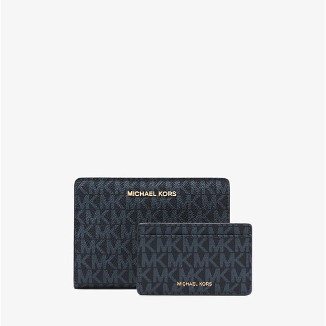 medium logo slim wallet