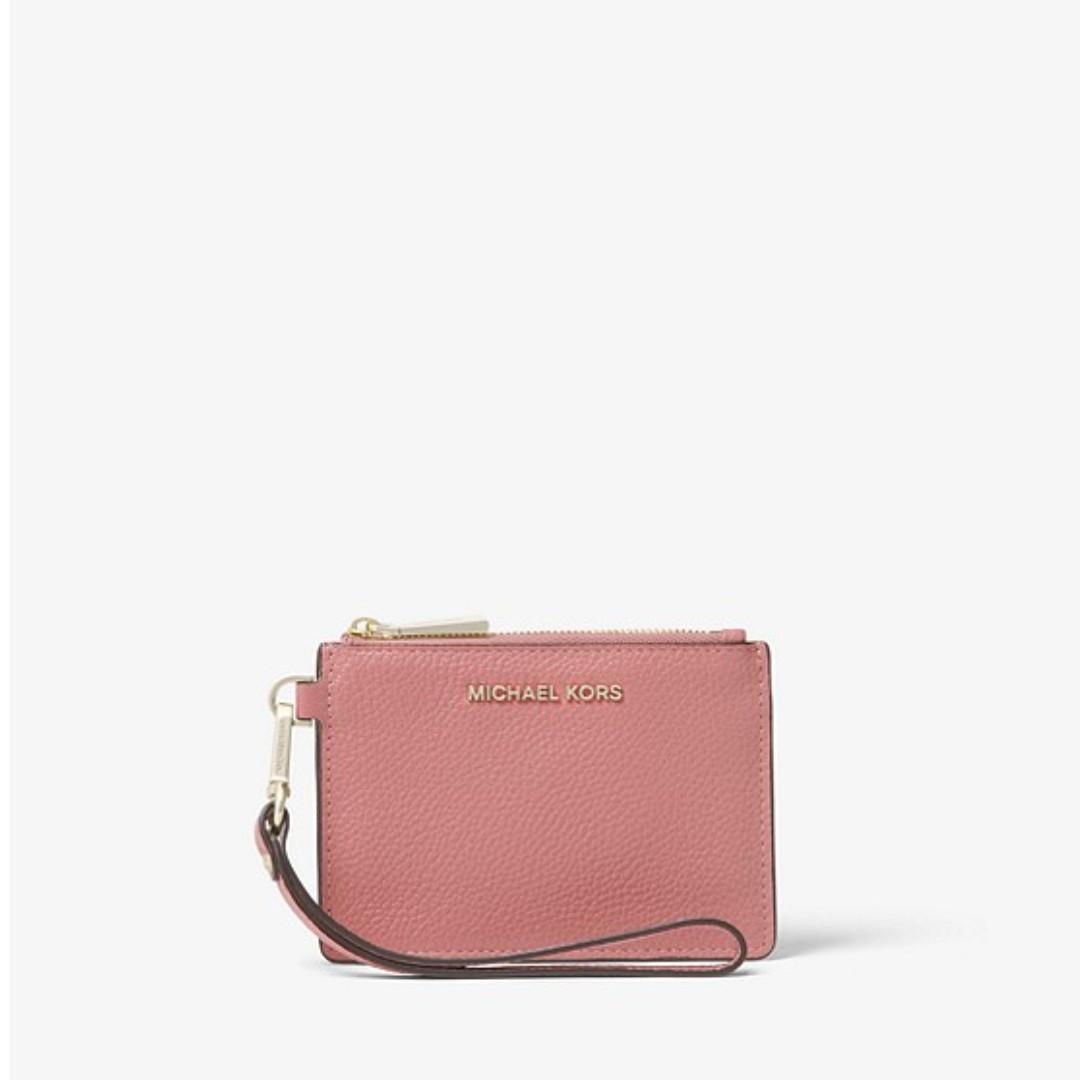 michael kors pebbled leather coin purse