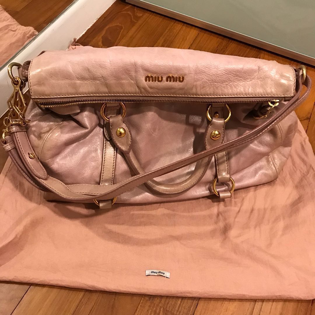 Miu Miu Bow Bag *authentic*, Luxury, Bags & Wallets on Carousell