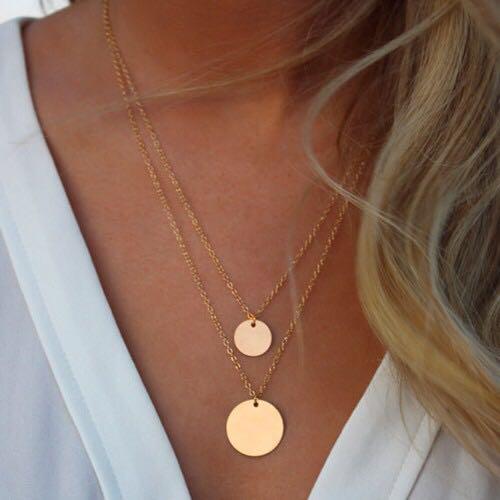 zara coin necklace
