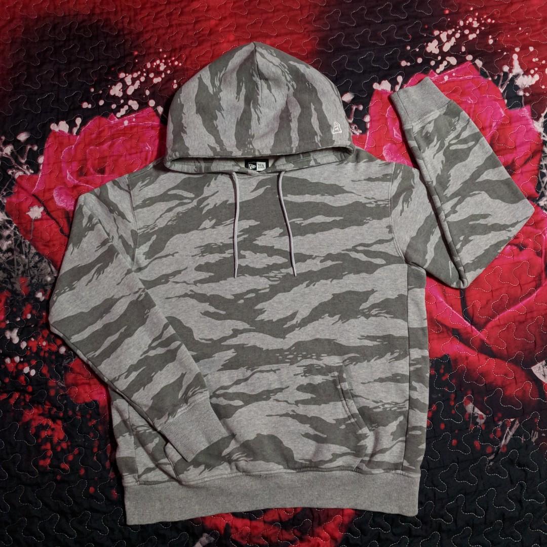New Era Pullover Hoodie Tiger Stripe Camo Men s Fashion Tops