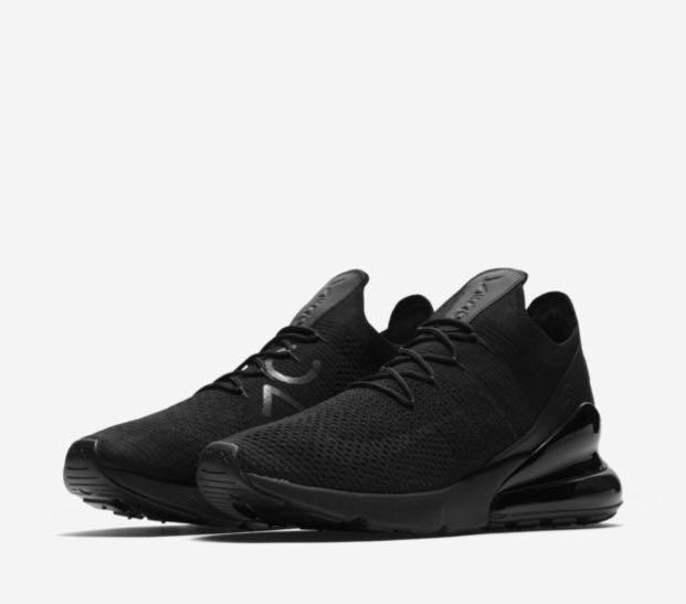 270 flyknit triple black