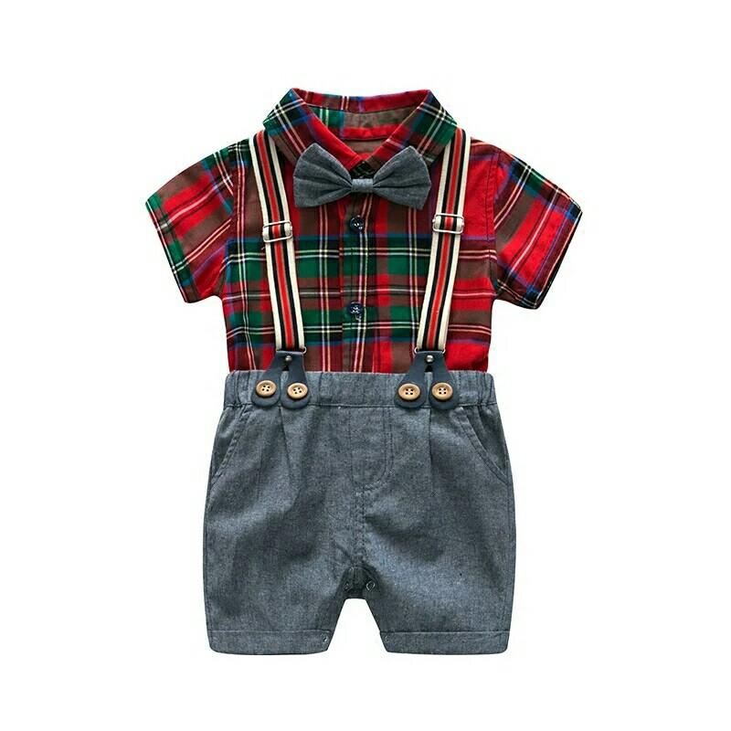 plaid baby clothes