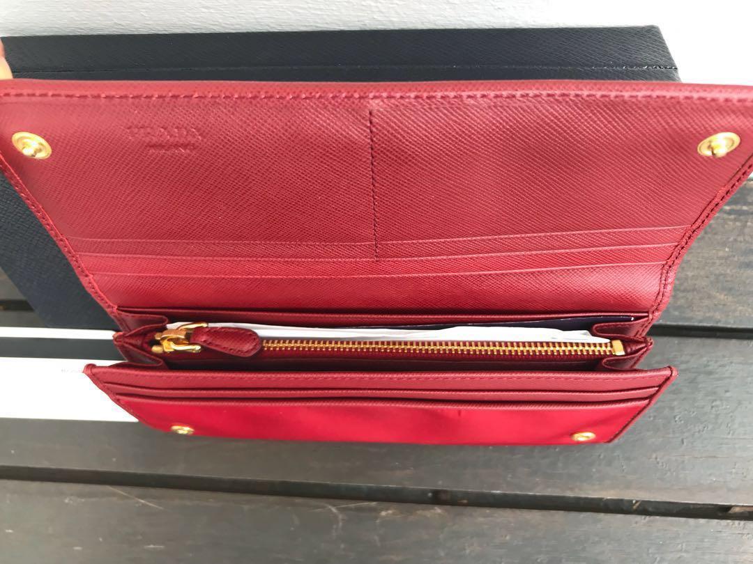 Prada IM1132 Tessuto 1 - Rosso, Luxury, Bags & Wallets on Carousell