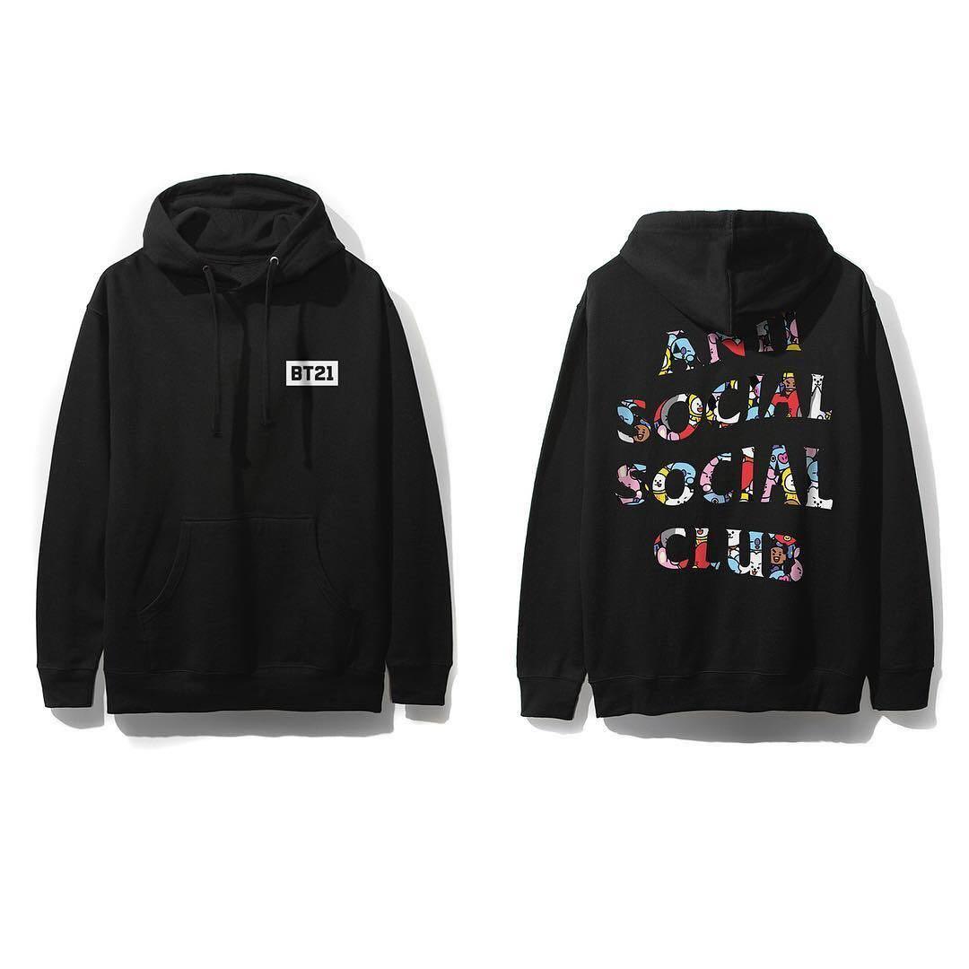 PREORDER BT21 BTS x Anti Social Social Club ASSC Hoodie Bulletin Board Preorders on Carousell