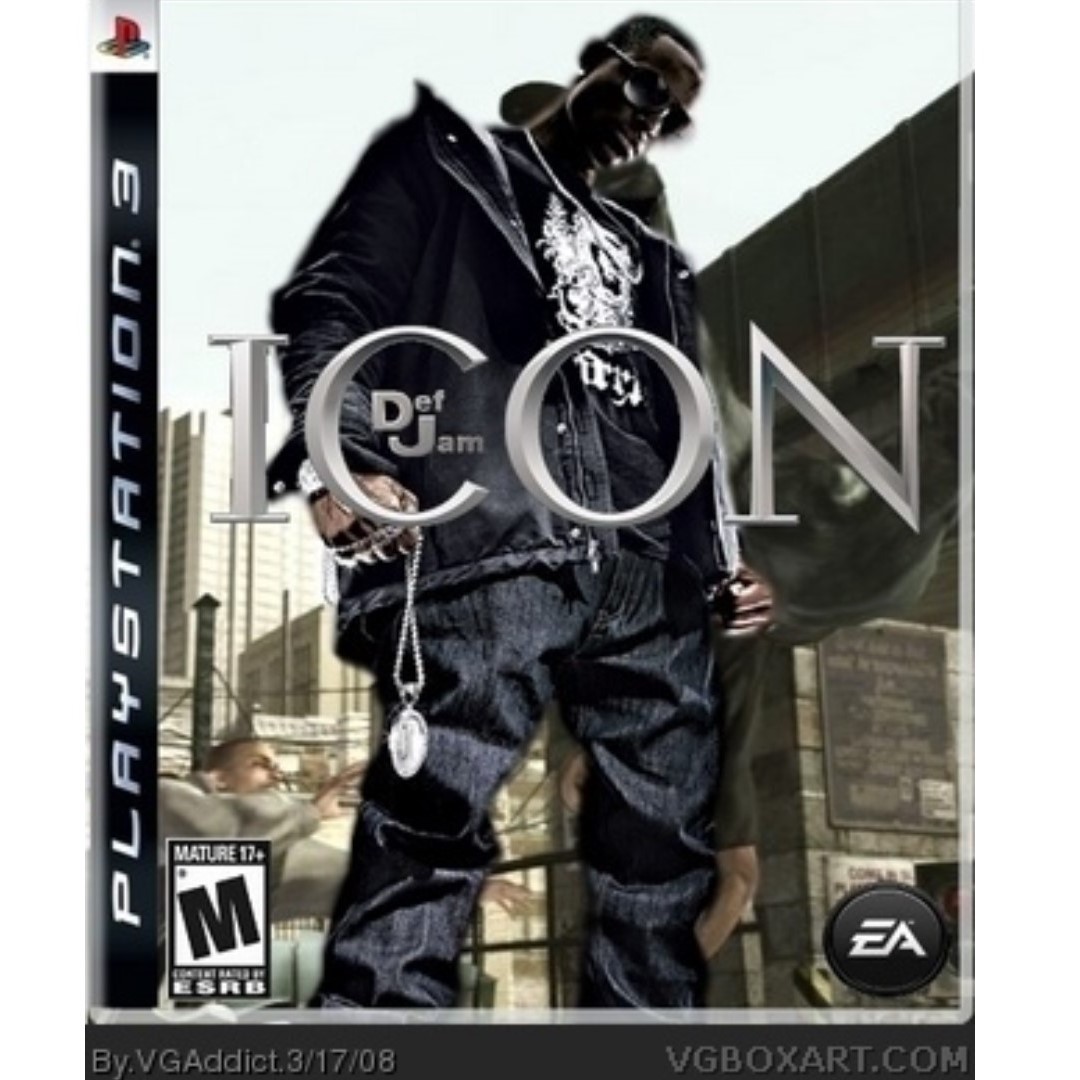 PS3 Game Def Jam Icon Video Gaming Video Games PlayStation on