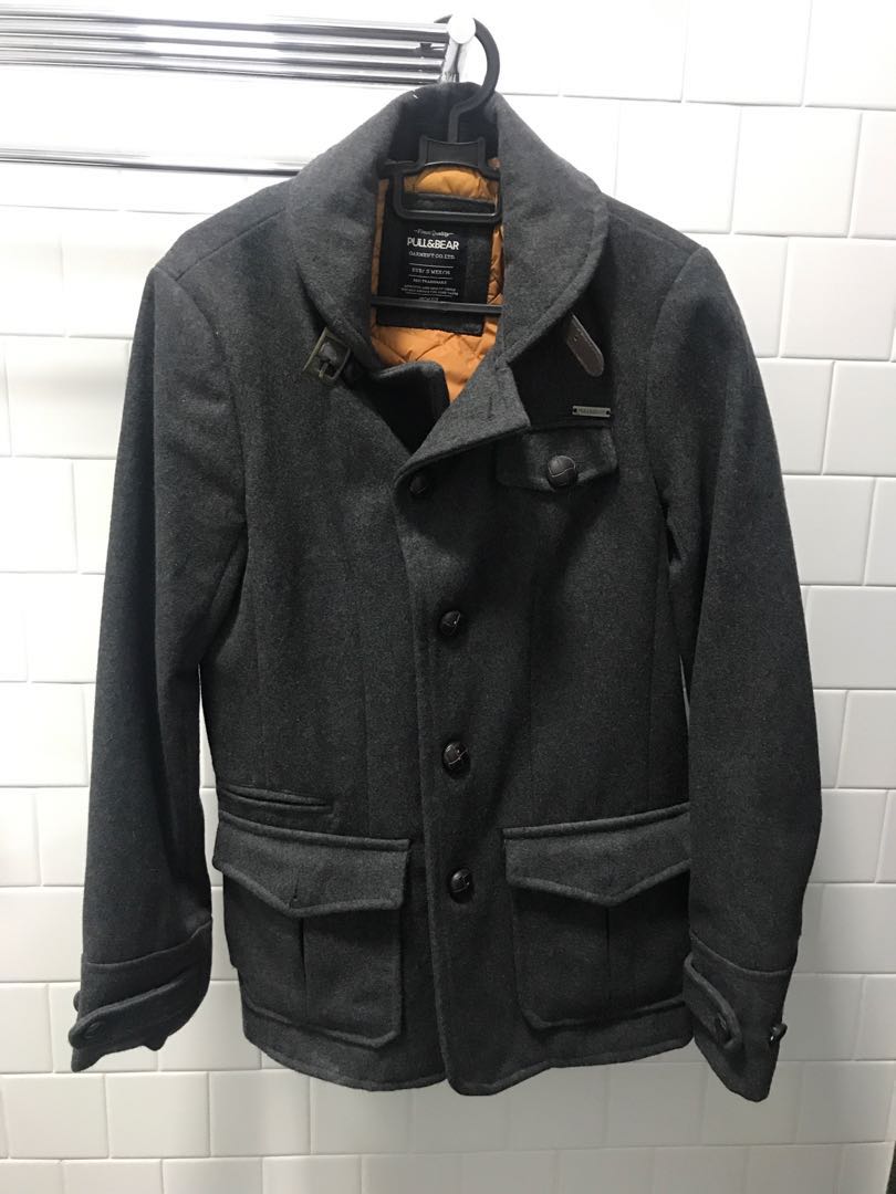 Pull and bear parka mens hot sale