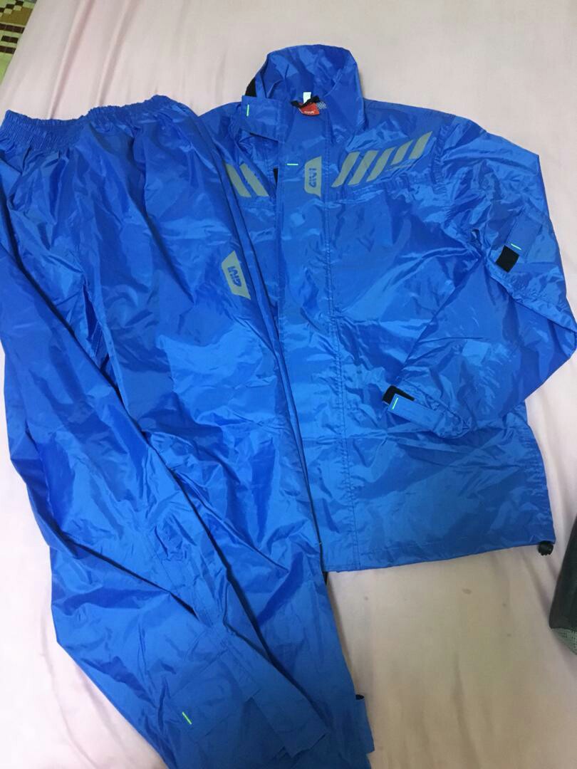 Raincoat Givi Size M Motorcycles Motorcycle Accessories on Carousell