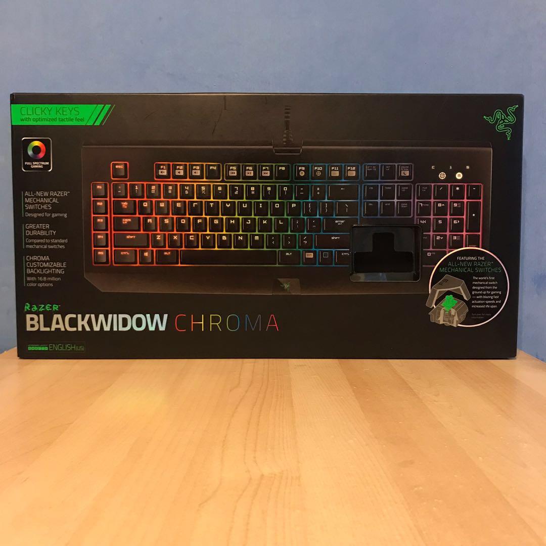 Razer BlackWidow Chroma V1 Green Switch, Computers & Tech, Parts & Accessories, Computer