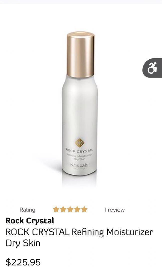 rock crystal refining moisturizer dry skin