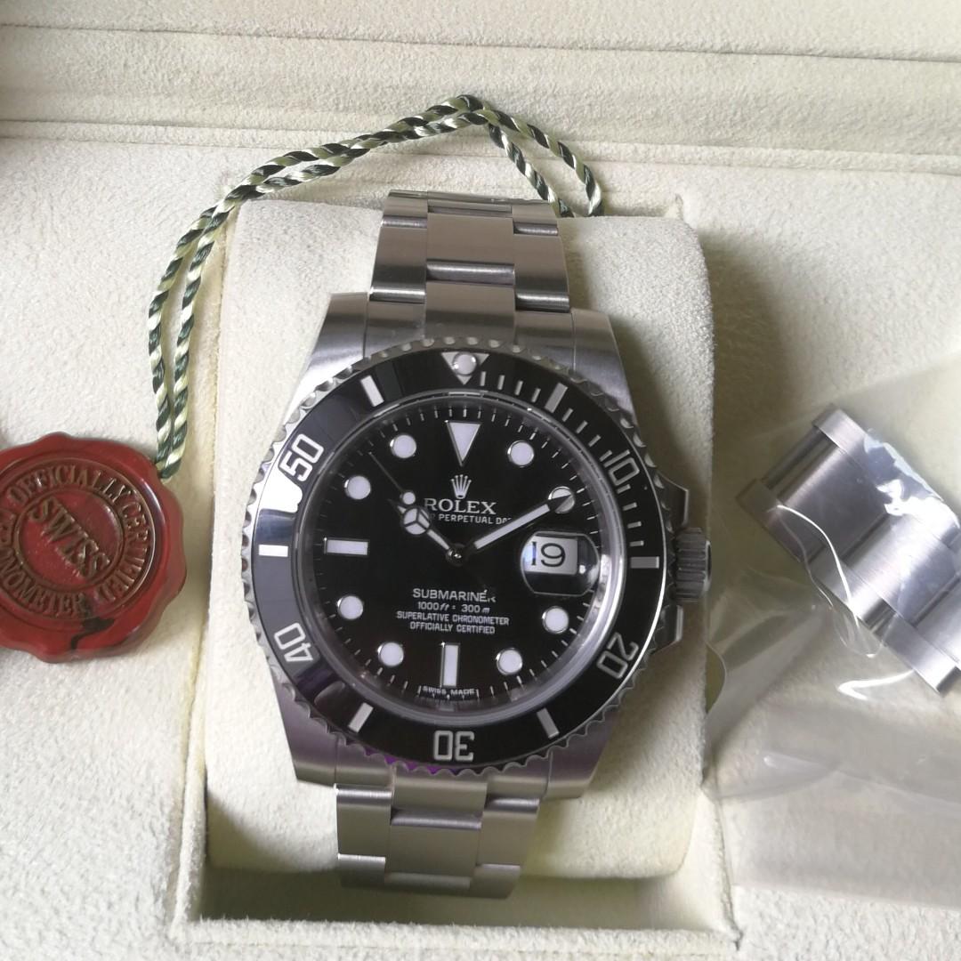Rolex Submariner 116610ln Ceramic Bezel Men S Fashion Watches On Carousell