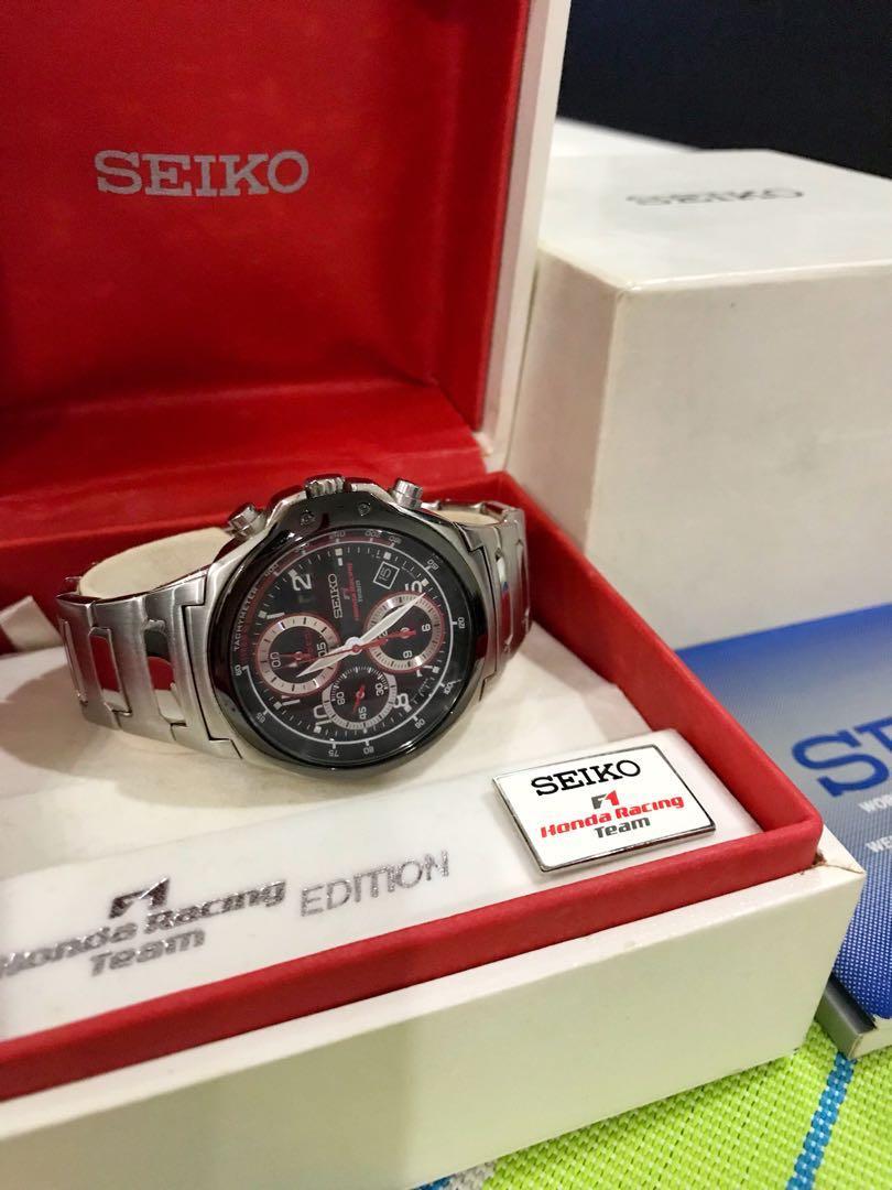 SEIKO F1 Honda Racing Team Watch, Mobile Phones & Gadgets, Wearables &  Smart Watches on Carousell