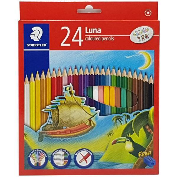 Staedtler Luna 24 Pcs Books Stationery Stationery On Carousell