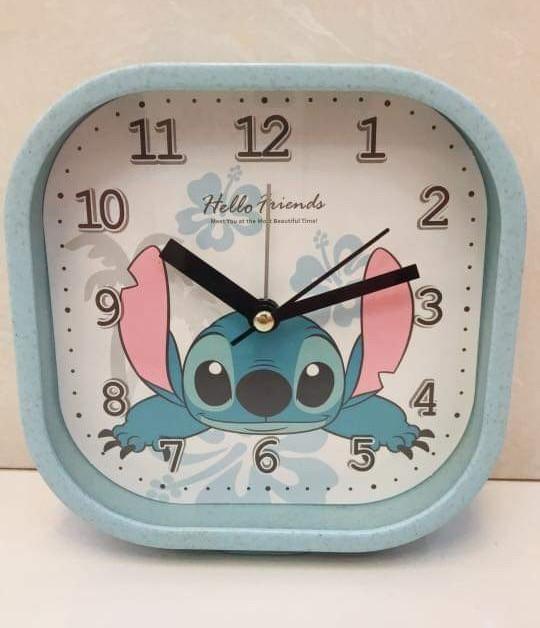 Lilo & Stitch Alarm Desk Clock 3.75 Home or Office Decor E155 Nice For  Gift