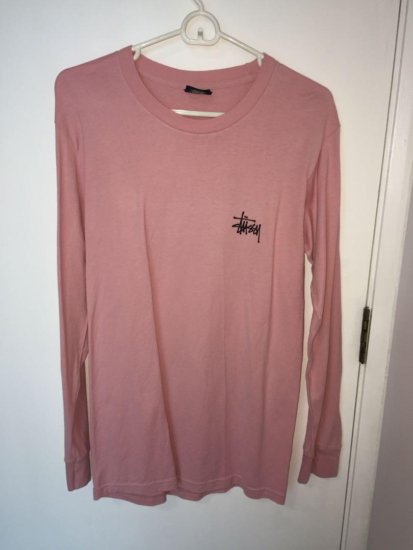 Stussy Oversized Sweater Women S Fashion Clothes Tops On Carousell