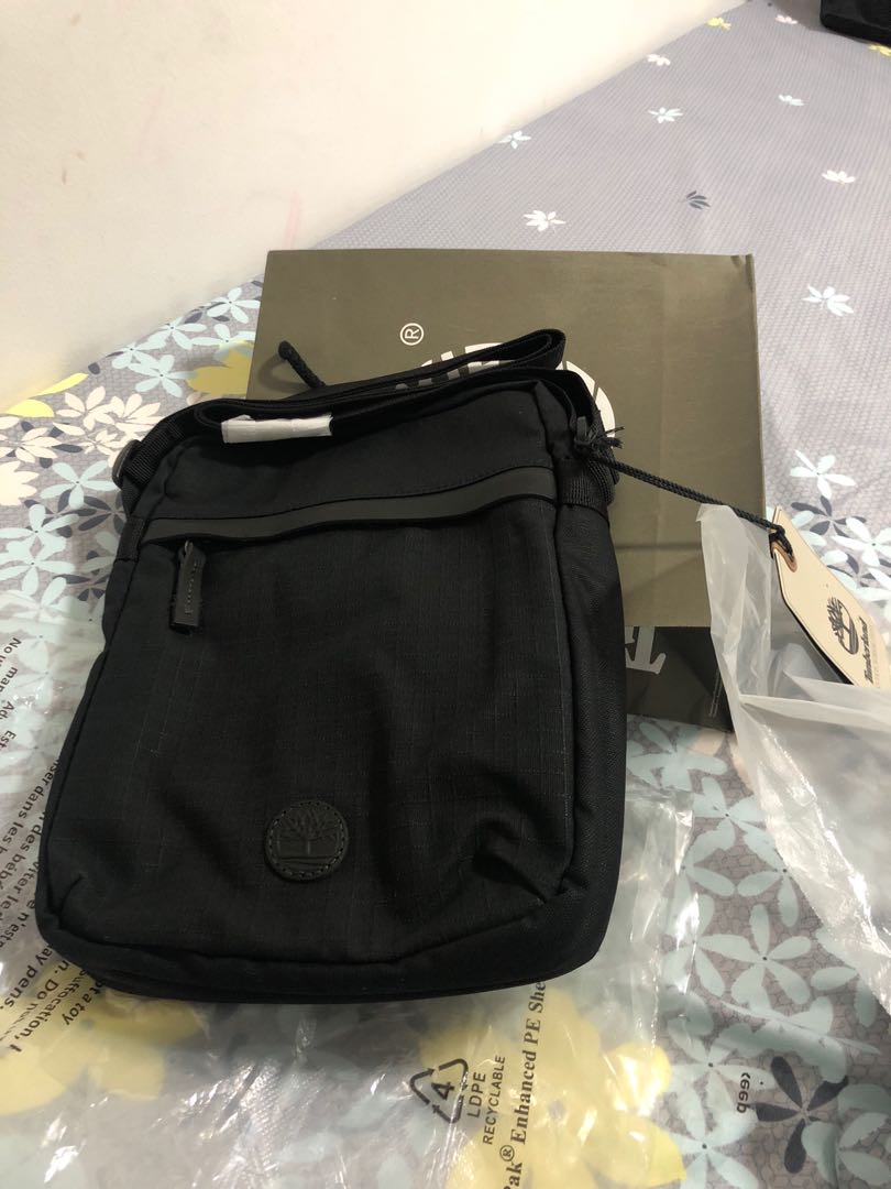 timberland black bag