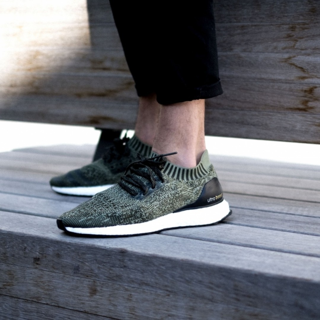 adidas ultra boost uncaged olive green