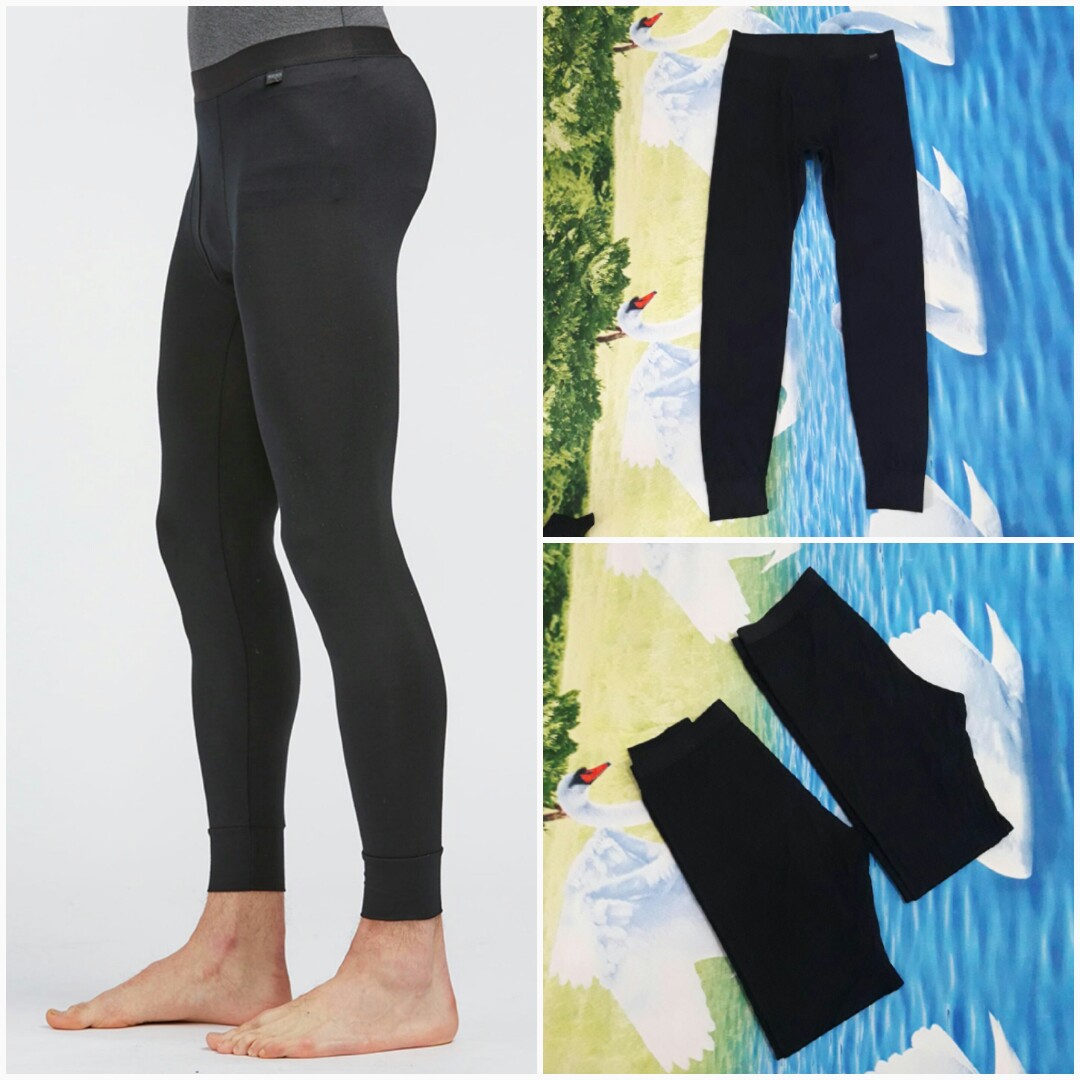 UNIQLO Men Heattech Tights (Paket 2 