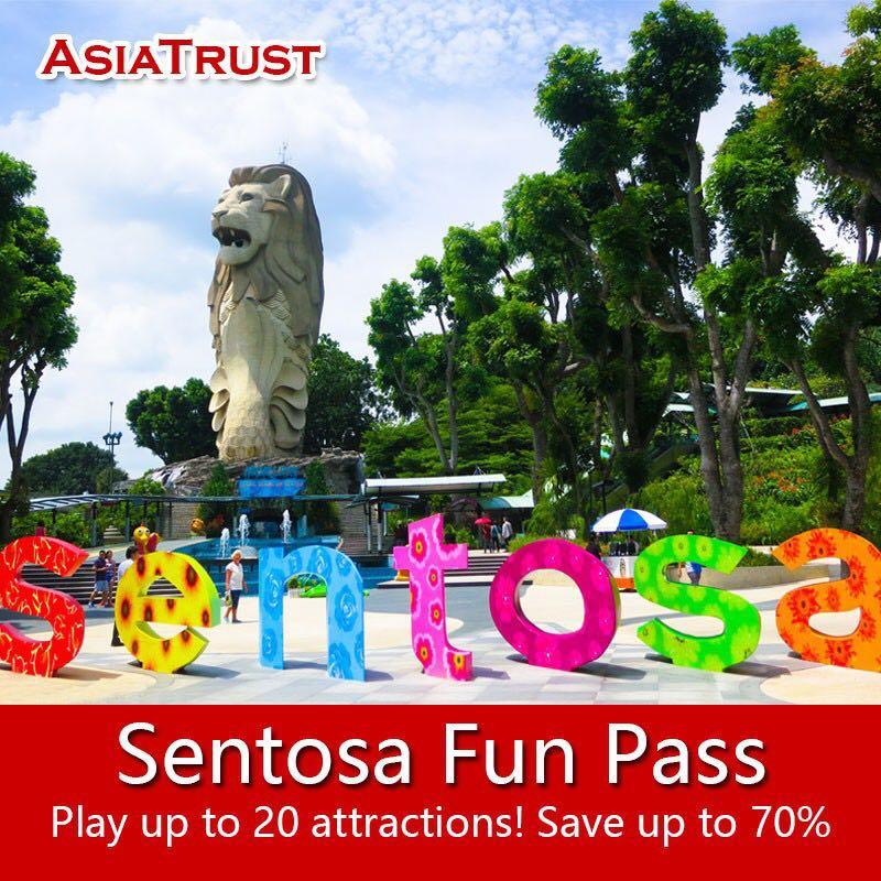 Universal Studios Singapore Ticket + Sentosa Fun Pass (55 Tokens ...